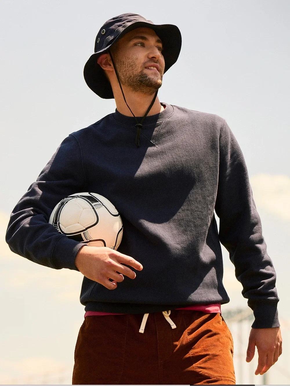 J. Crew Heritage 14 oz. fleece sweatshirt - Navy